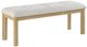 Global Furniture USA D1248 Beige/Natural Bench-0