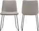 Moe's Home Collection Villa 2-Piece Grey Dining Side Chair Set-3