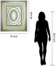 Classy Living David Bromstad Concentric Ovals #1 Wall Art-2