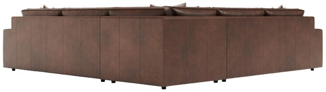 Bernhardt Nest Bernhardt Living 3-Piece Brown Leather L-Shape Sectional-3