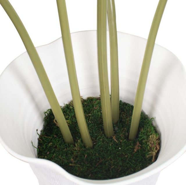 Uttermost® Muse Green/White Monstera Centerpiece-4