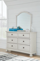 Signature Design by Ashley® Robbinsdale Antique White Dresser and Mirror-3