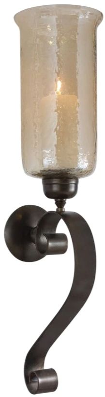 Uttermost® Joselyn Antiqued Bronze Candle Sconce-0