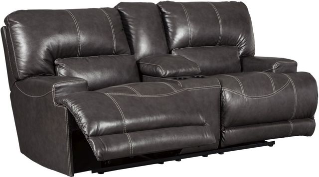 Signature Design by Ashley® McCaskill 3-Piece Gray Reclining Sofa and Loveseat Sectional-3