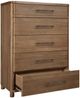 Modus Furniture Hollis Cabin Glow 5-Drawer Chest-3