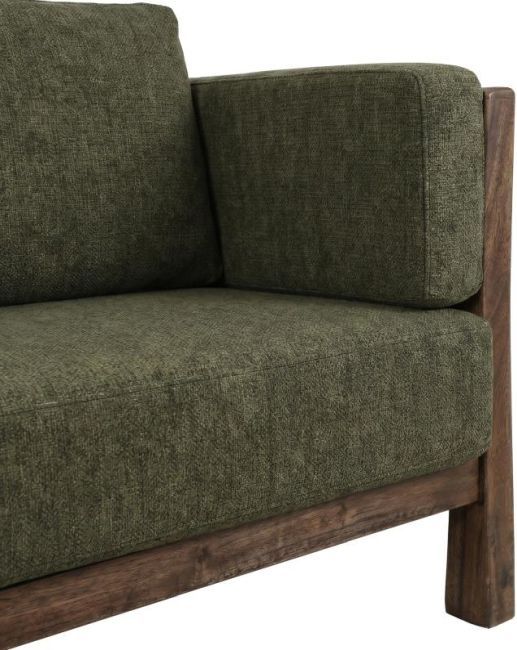 International Furniture Direct Roots Brown/Green Sofa-3