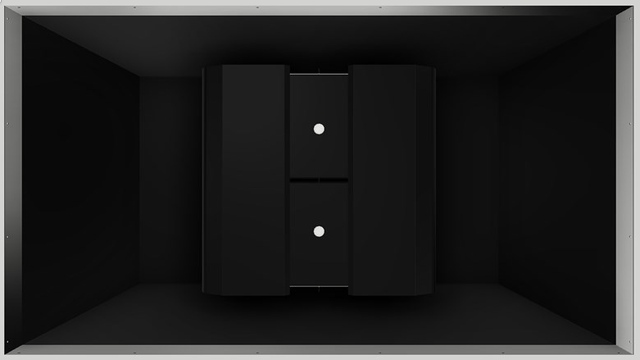 Vent-A-Hood® 60" Black Island Liner Insert-2