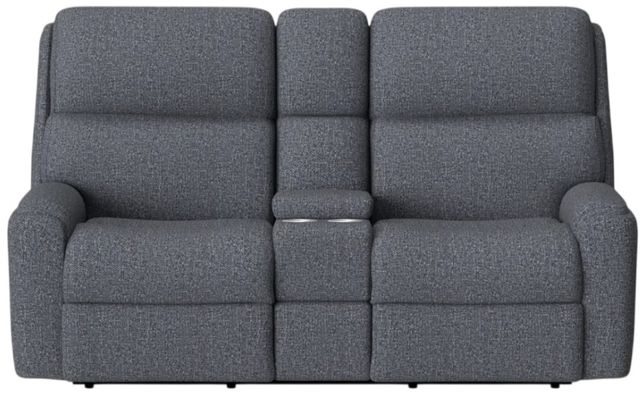 Flexsteel® Customizable Rio Manual Reclining Loveseat with Console-3