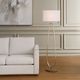 Uttermost® Tordin Antique Brass Geometric Floor Lamp-3