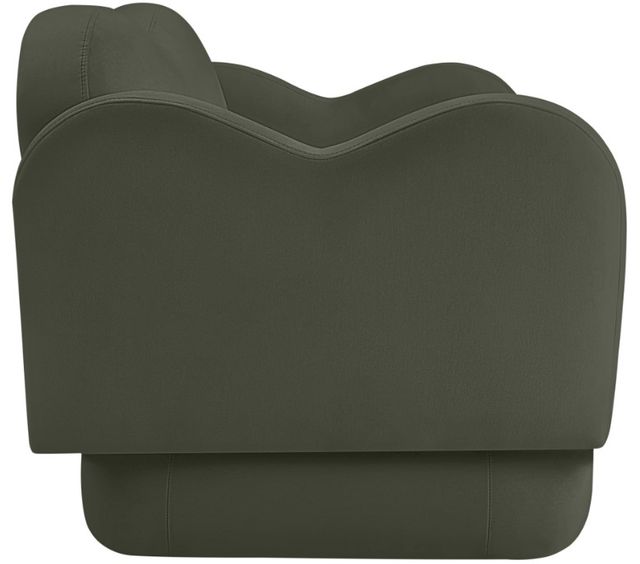 Meridian Furniture Bloom Green Velvet Loveseat-2