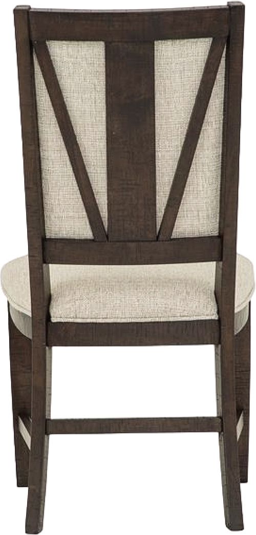 Magnussen Home® Westley Falls 2-Piece Baja Fog/Graphite Step Up Side Chair Set with Upholstered Seat and Back-4