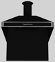 Vent-A-Hood® A Series 42" Black Retro Style Wall Mounted Range Hood-0