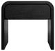 Modus Furniture Elora Jet Black Ash 1-Drawer Nightstand-2