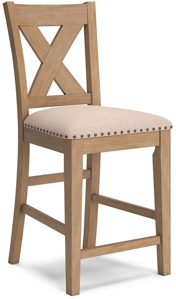 Signature Design by Ashley® Sanbriar Light Brown 40" Counter Stool-0