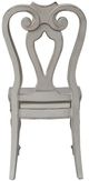 Liberty Furniture Magnolia Manor Antique White Splat Back Side Chair-4