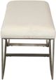 Riverside Furniture Sophie Natural/White Upholstered Bed Bench-2