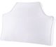 Olliix by Intelligent Design Oversized Headboard White Cotton Canvas Pillow-0