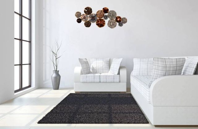 Classy Art Brown Circles Wall Decor-2