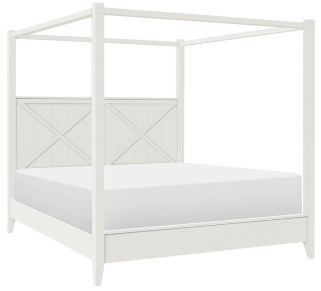Legacy Classic XXX's and OOO's Cotton Queen Canopy Bed-0