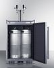 Summit® Commercial 24" Stainless Steel Built-In Outdoor Beer Kegerator-4