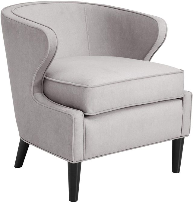 Olliix by Madison Park Grey Lucca Barrel Accent Chair-0