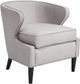 Olliix by Madison Park Grey Lucca Barrel Accent Chair-0