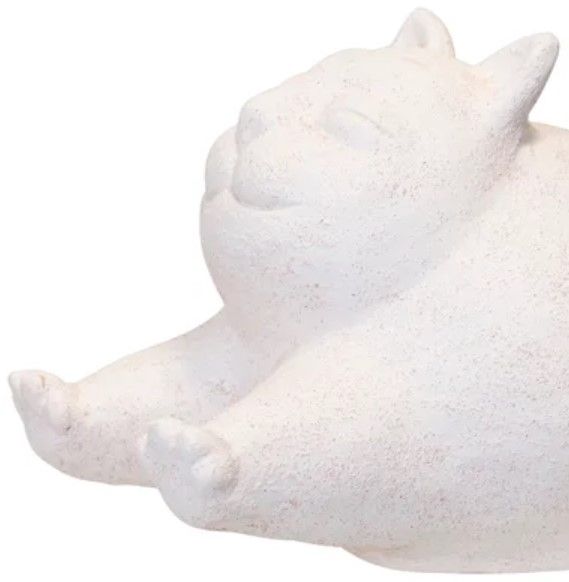 Stylecraft White Terracotta Cat-1
