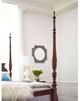 Kincaid® Hadleigh Clear Black Cherry Rice Queen Carved Bed-1