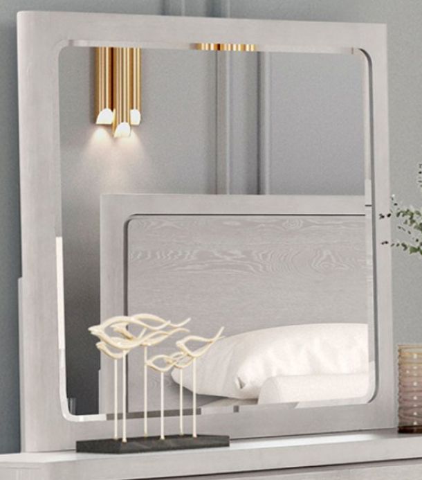 Furniture of America® Crowthorne White Oak Dresser Mirror-0
