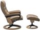 Stressless® by Ekornes® Customizable Opal Manual Reclining Chair with Footstool-1