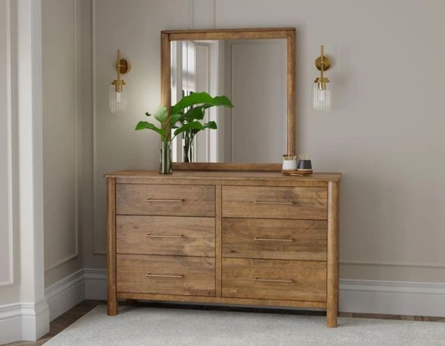 International Furniture Direct Olimpia Natural Dresser-1
