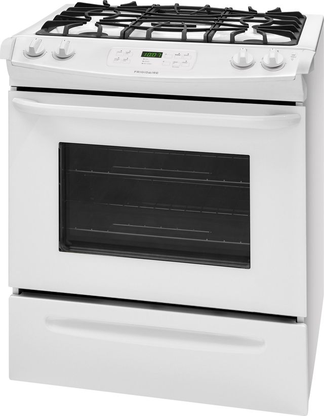 Frigidaire® 30" Slide In Gas Range-White-2