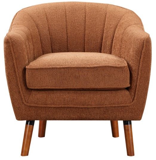 Homelegance® Cutler Brown/Rust Accent Chair-2