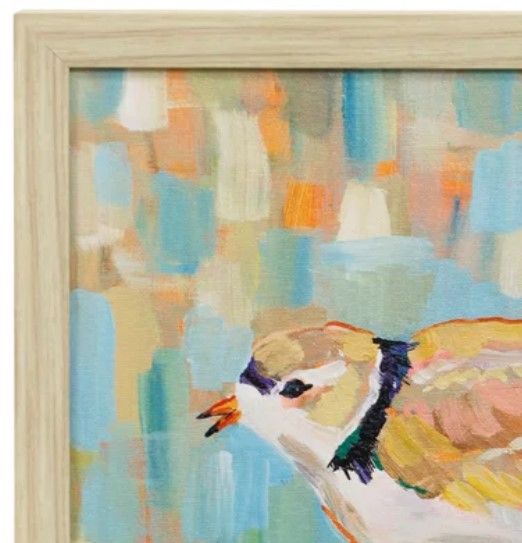 Stylecraft Beige/Blue/Orange Wall Art-1