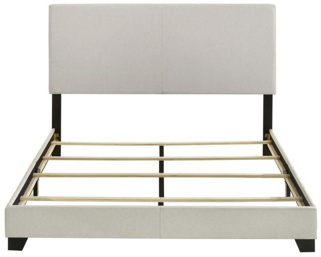Coaster® Dorian Cream Eastern King Upholstered Panel Bed -2
