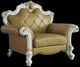 ACME Furniture Picardy Antique Pearl/Butterscotch Chair-0