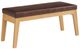 Whittier Wood® Furniture Addison Duet Upholstered Bench-0