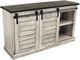 American Heartland Manufacturing Rustic Two Tone 57" Quaint Shutter TV Stand-2