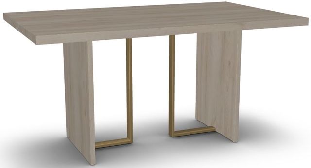 Amisco Customizable Zoel Thermo Fused Laminate Rectangular Table with 1.5" Tabletop -3