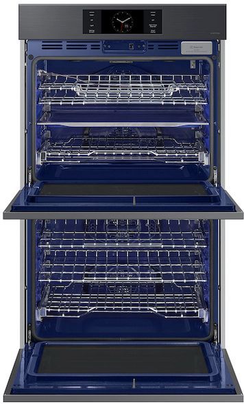 Samsung Bespoke 30" Matte Black Double Electric Wall Oven-3