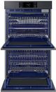 Samsung Bespoke 30" Matte Black Double Electric Wall Oven-3