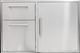 Coyote® 36" Stainless Steel Outdoor Access Door and Double Drawer Combo-0