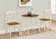 Monarch Specialties Inc. Cream/Oak Round Dining Table-1