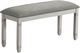 Monarch Specialties Inc. Grey Upholstered Accent Bench-0