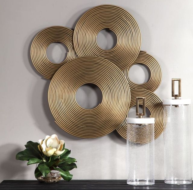 Uttermost® Ahmet Gold Rings Wall Decor-1