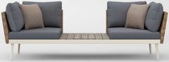 Brown Jordan® 20TWENTY Tete-A-Tete Sofa