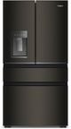 Whirlpool® 36" 21.9 Cu. Ft. Fingerprint Resistant Black Stainless Steel Counter Depth French Door Refrigerator -0
