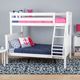 M3 Furniture White Twin/Full Bunk Bed-0