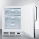 Accucold® by Summit® 3.5 Cu. Ft. Stainless Steel ADA Compliant Built In All Freezer-2