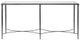 Uttermost® Washington Glass Top Console Table with Rustic Black Frame-0